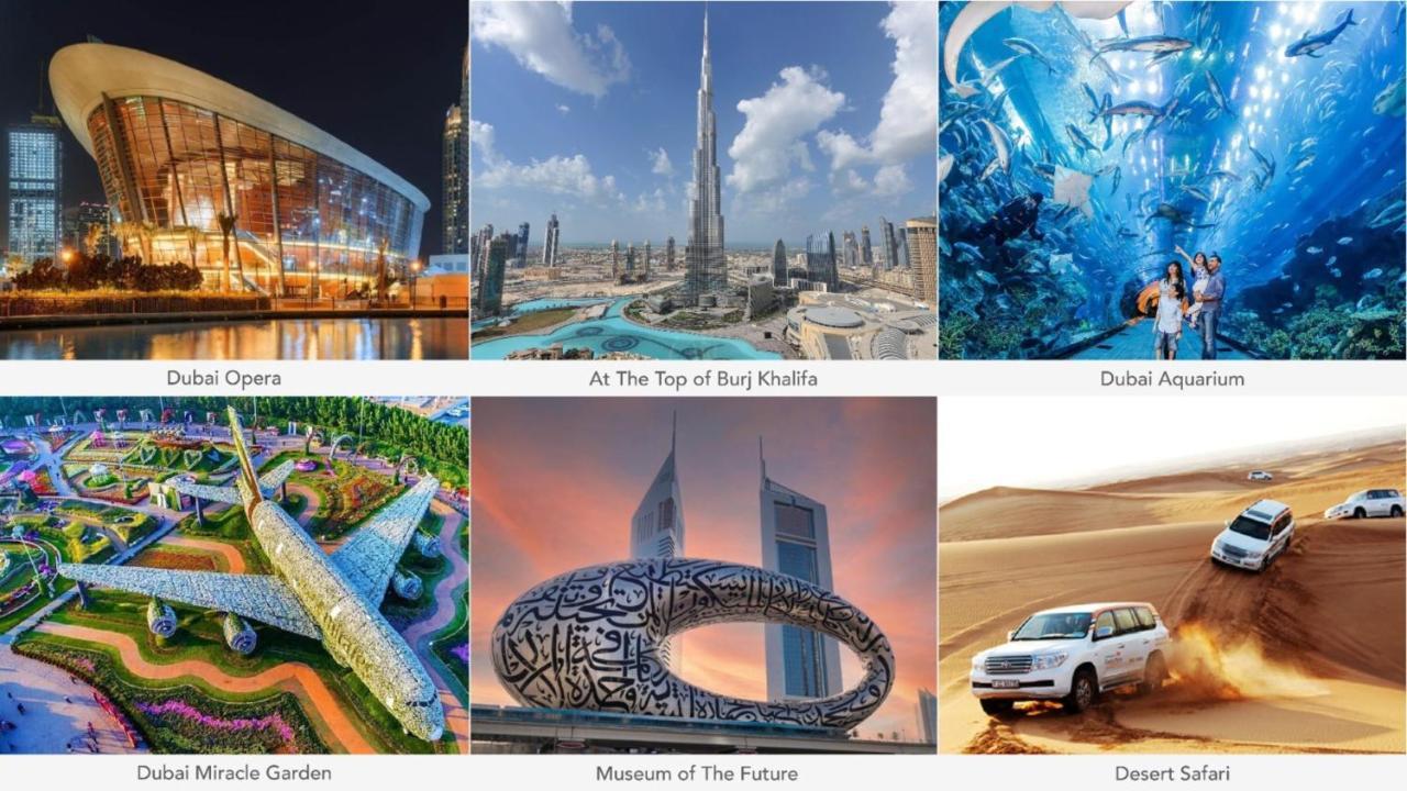 Maison Privee - Radiant Urban Retreat With Iconic Burj Khalifa Vws Dubai Exteriör bild